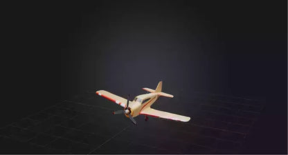 3D model Model airplane VR / AR / low-poly