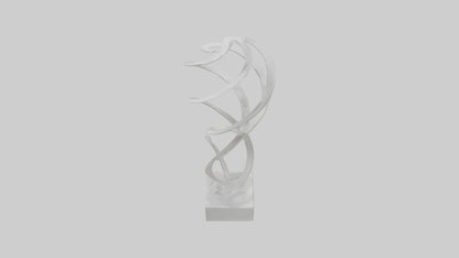 Modern art sculpture model 3D model