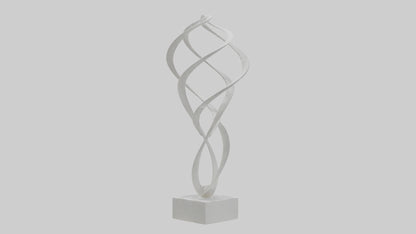 Modern art sculpture model 3D model