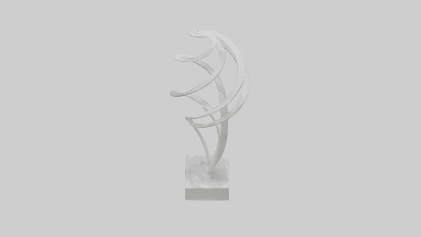 Modern art sculpture model 3D model