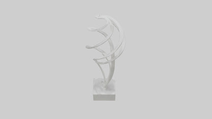 Modern art sculpture model 3D model