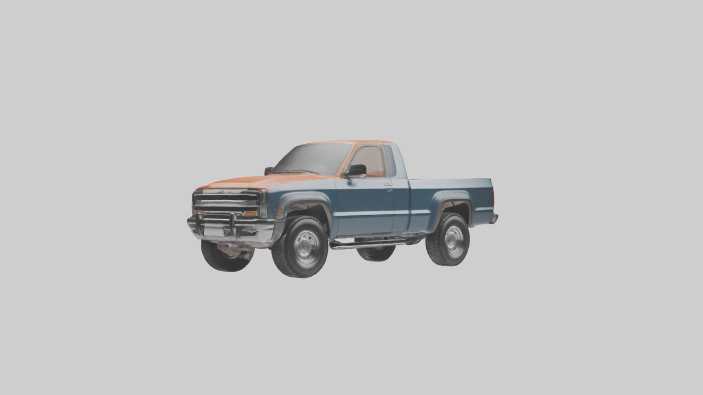 Modern Classic Pickup Truck model 3D model