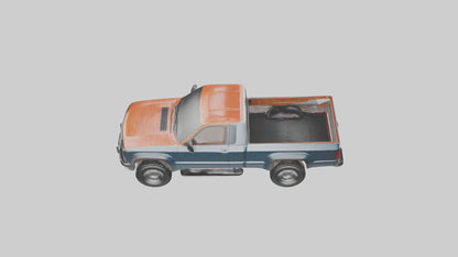 Modern Classic Pickup Truck model 3D model