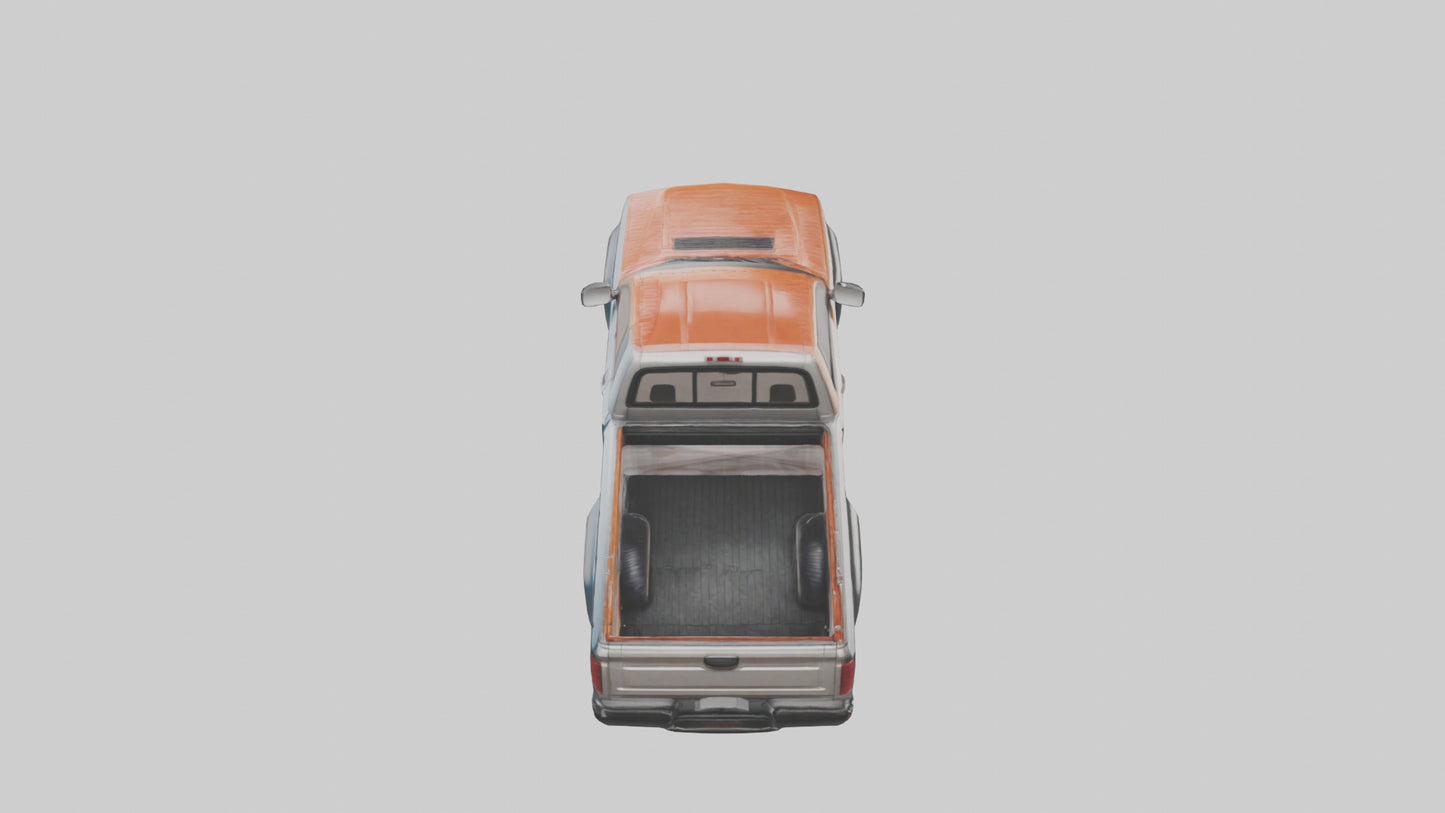 Modern Classic Pickup Truck model 3D model