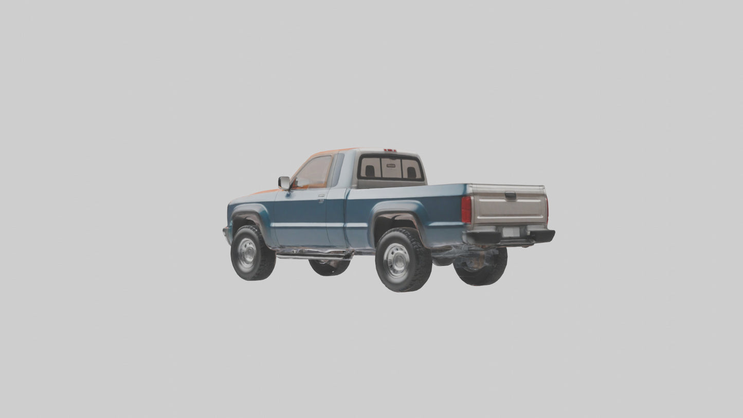Modern Classic Pickup Truck model 3D model