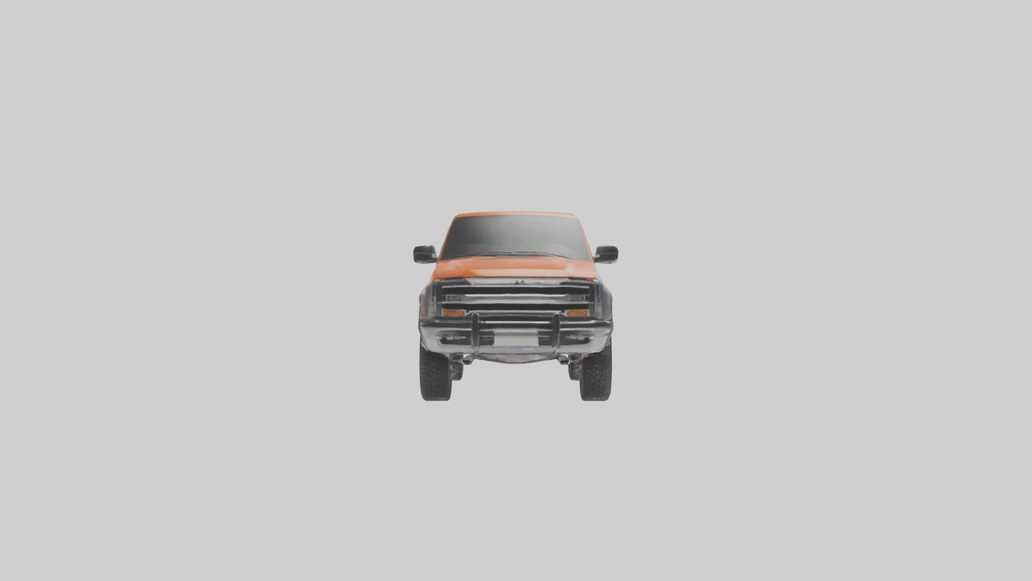 Modern Classic Pickup Truck model 3D model