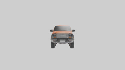 Modern Classic Pickup Truck model 3D model