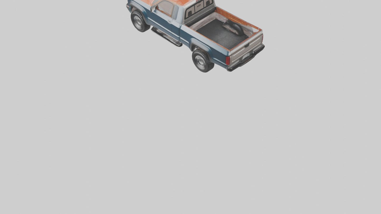 Modern Classic Pickup Truck model 3D model