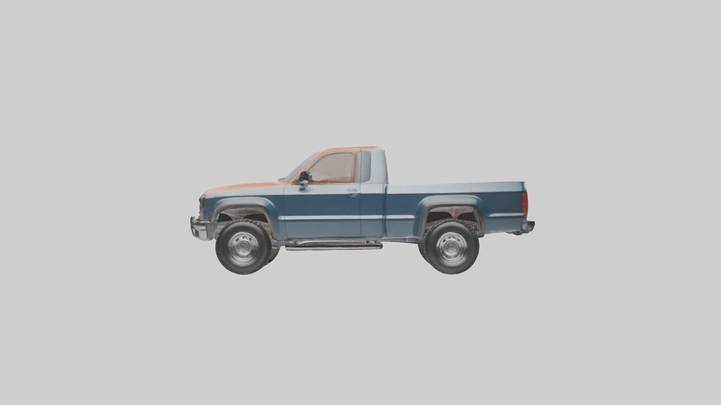 Modern Classic Pickup Truck model 3D model