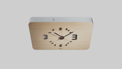 Modern Digital Design Wall Clock model 3D model