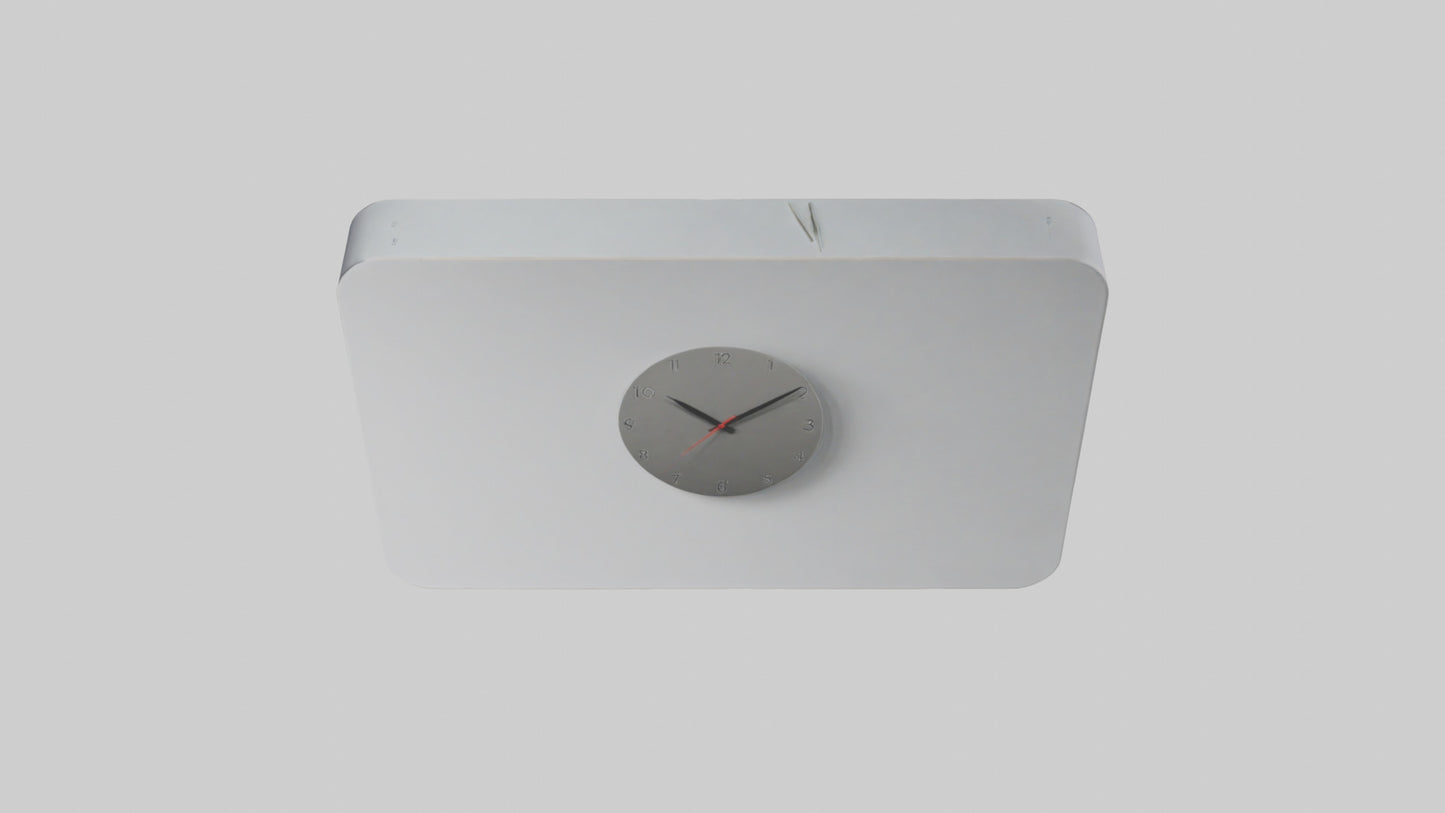 Modern Digital Design Wall Clock model 3D model