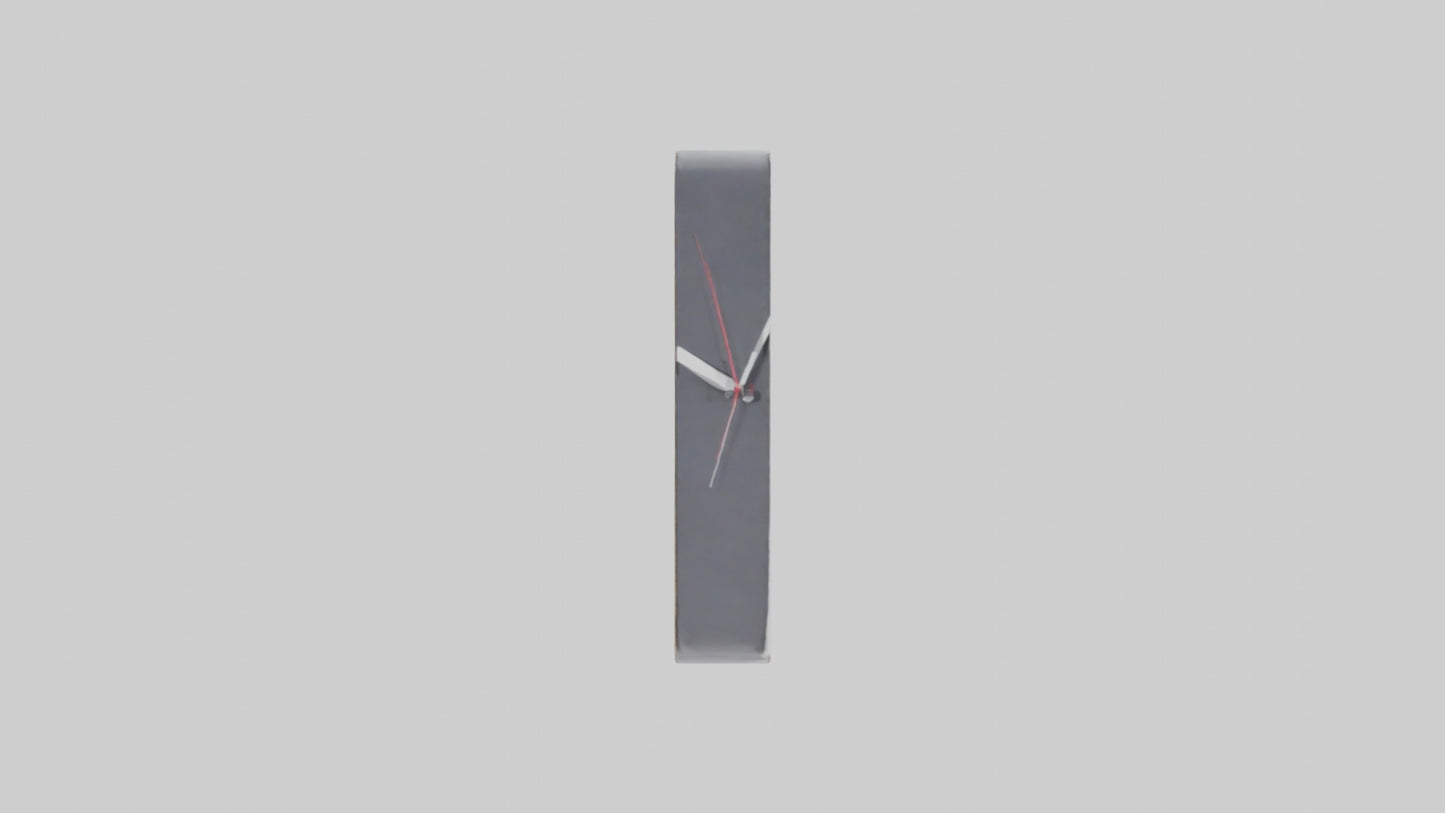 Modern Digital Design Wall Clock model 3D model