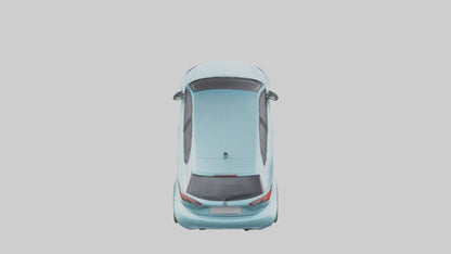 Modern Electric Hatchback model 3D model