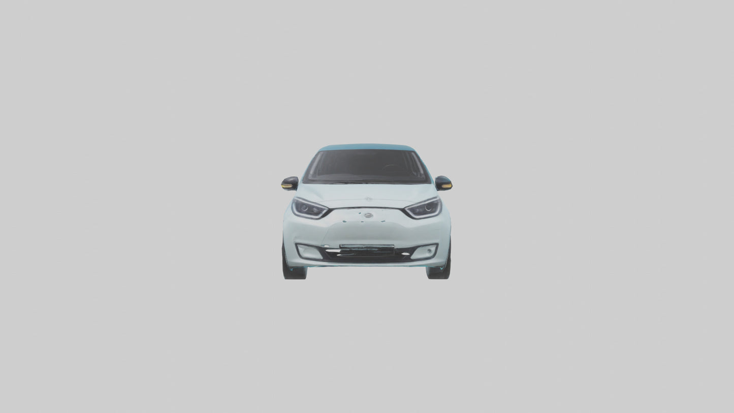 Modern Electric Hatchback model 3D model