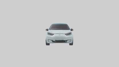 Modern Electric Hatchback model 3D model