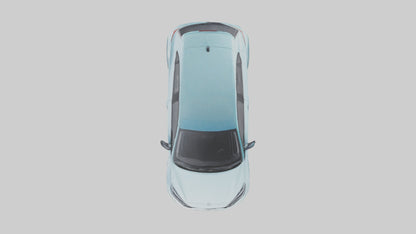 Modern Electric Hatchback model 3D model