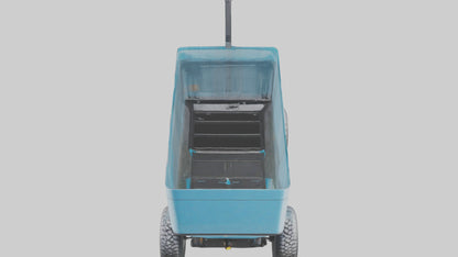 Modern Electric Wagon model VR / AR / low-poly