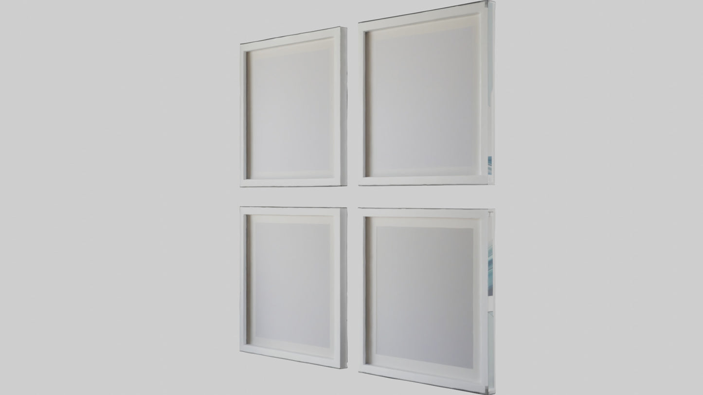 Modern Framed Wall Prints 3D model