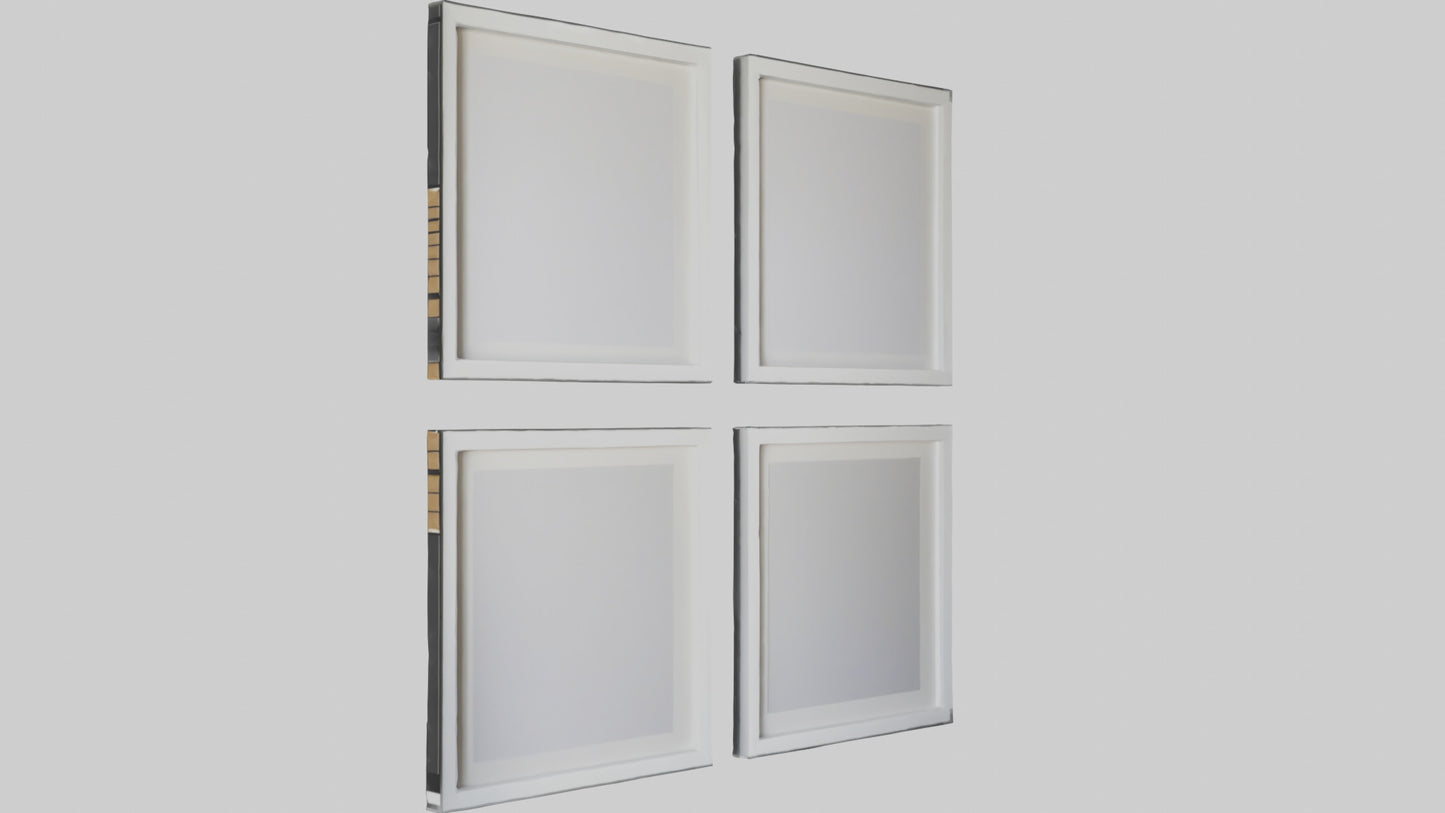 Modern Framed Wall Prints 3D model