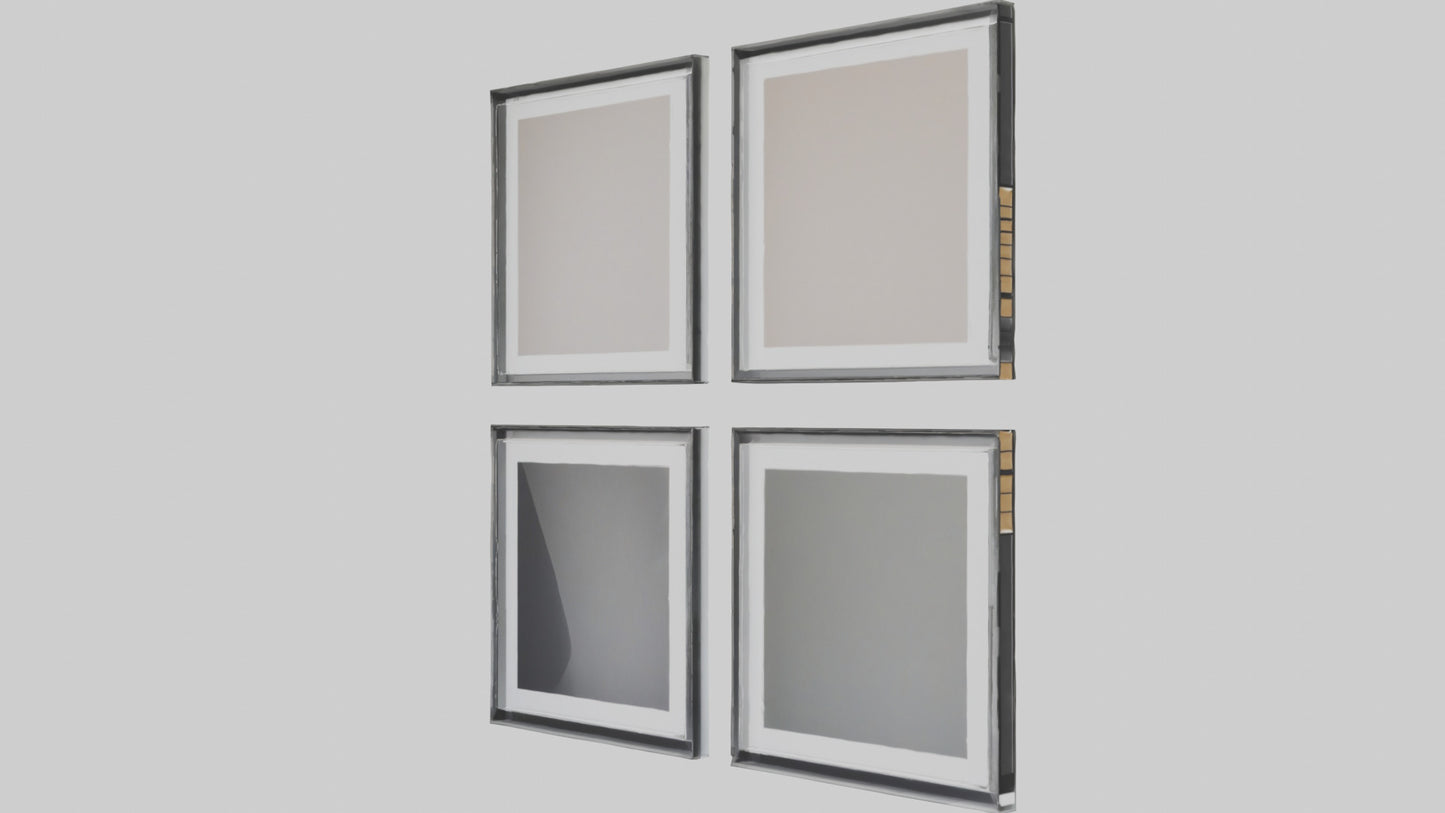 Modern Framed Wall Prints 3D model