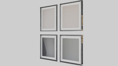 Modern Framed Wall Prints 3D model