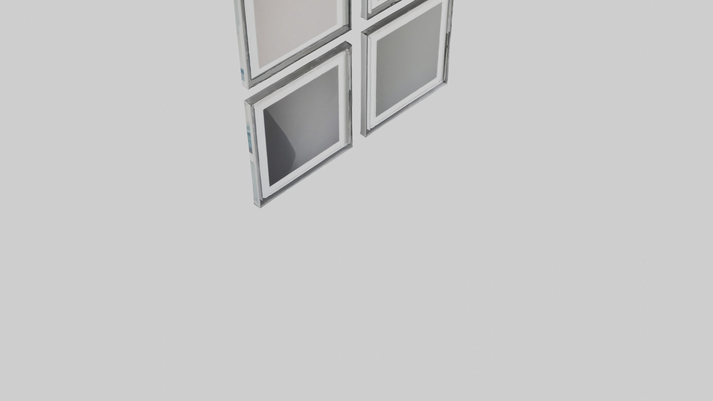 Modern Framed Wall Prints 3D model