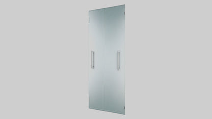 Modern glass door model 3D model