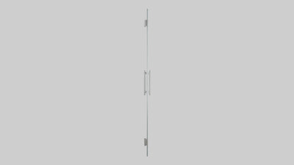 Modern glass door model 3D model