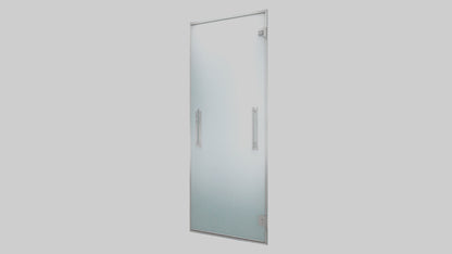 Modern glass door model 3D model