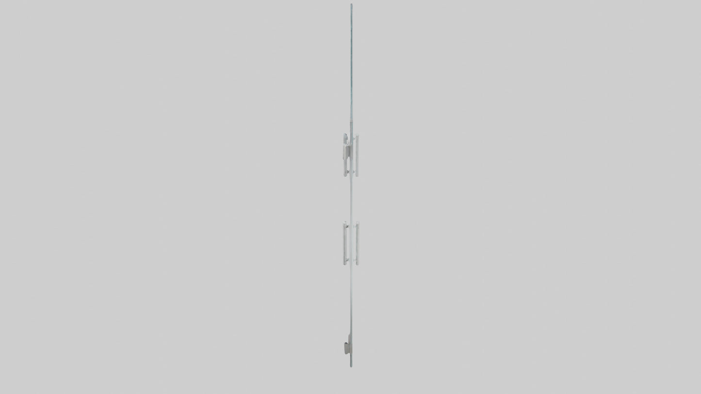 Modern glass door model 3D model