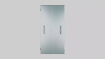 Modern glass door model 3D model