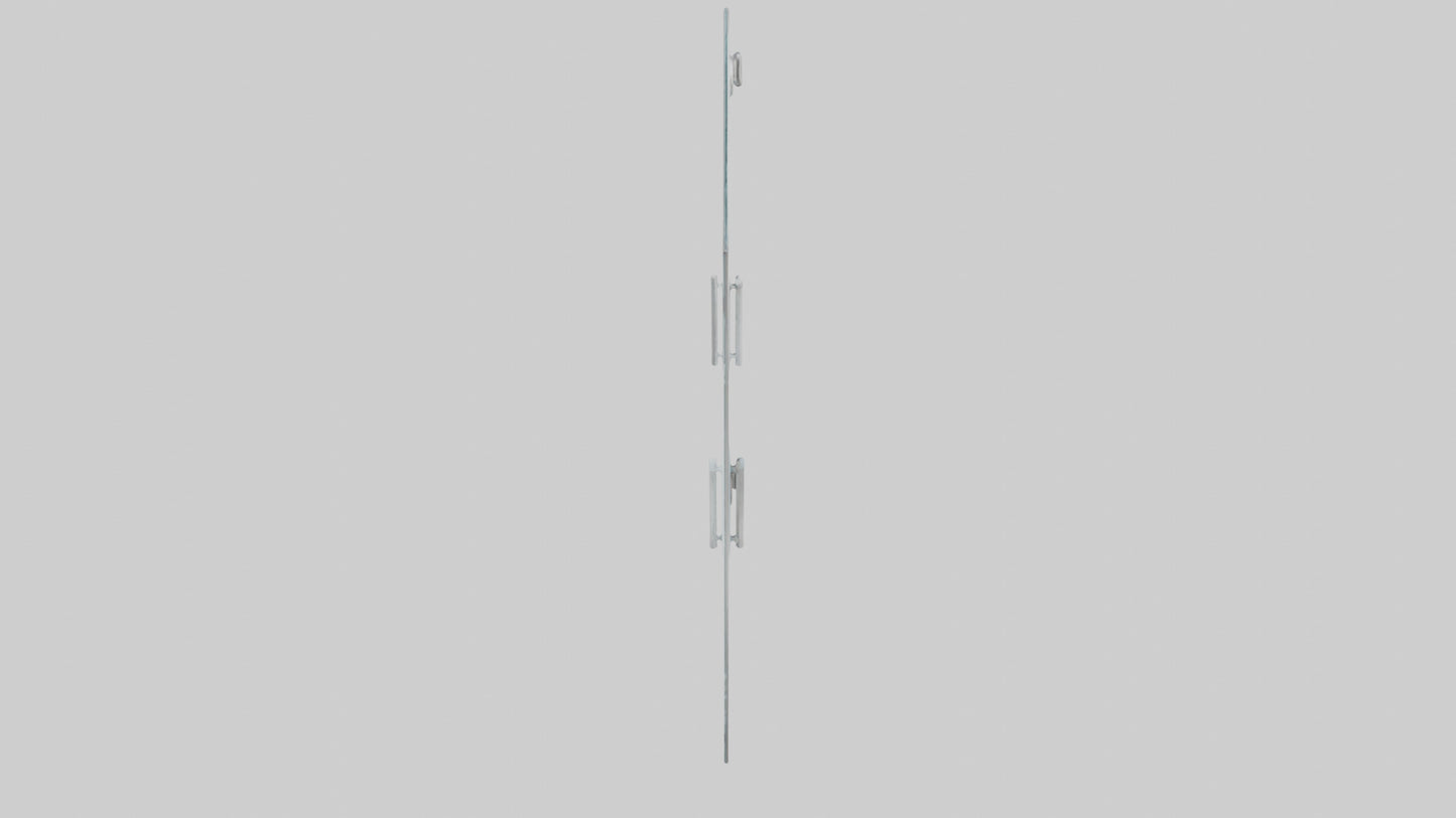 Modern glass door model 3D model