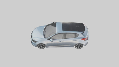 Modern Hatchback Car model 3D model