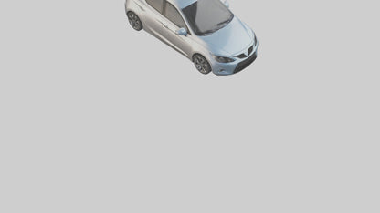 Modern Hatchback Car model 3D model