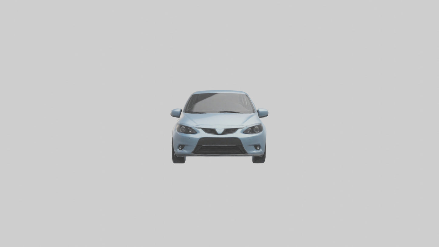Modern Hatchback Car model 3D model