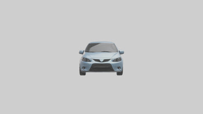Modern Hatchback Car model 3D model