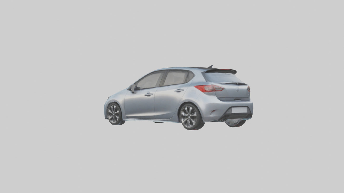 Modern Hatchback Car model 3D model