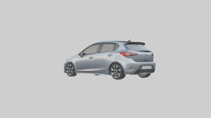 Modern Hatchback Car model 3D model