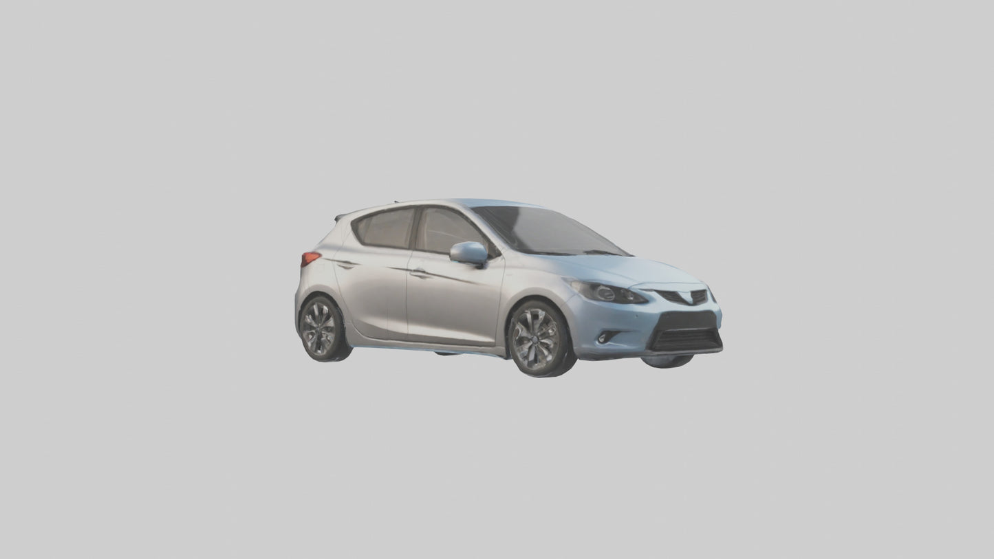 Modern Hatchback Car model 3D model