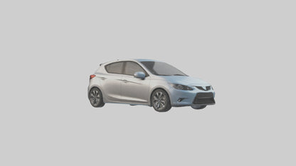 Modern Hatchback Car model 3D model