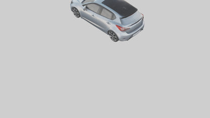 Modern Hatchback Car model 3D model