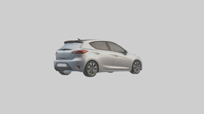 Modern Hatchback Car model 3D model