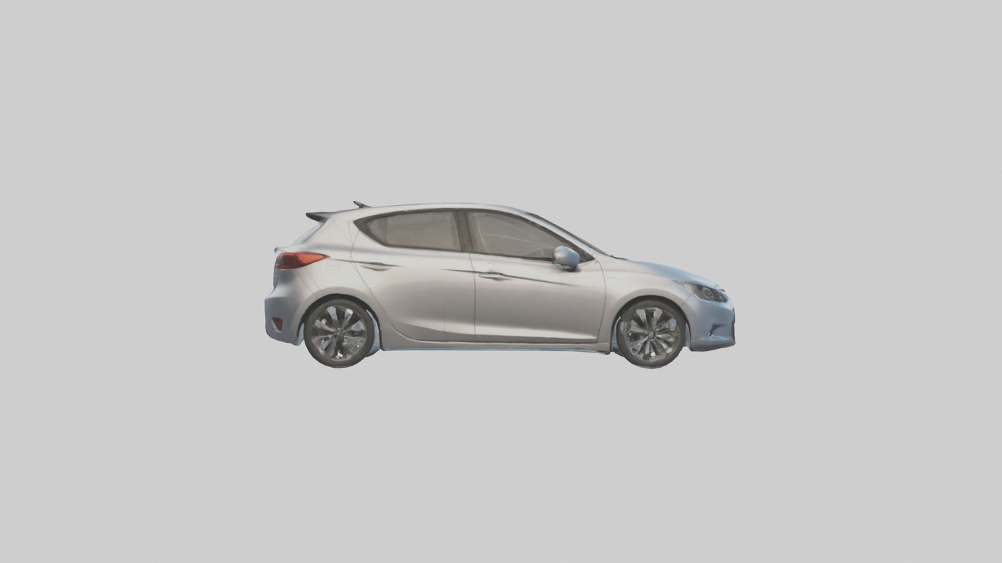 Modern Hatchback Car model 3D model