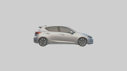Modern Hatchback Car model 3D model