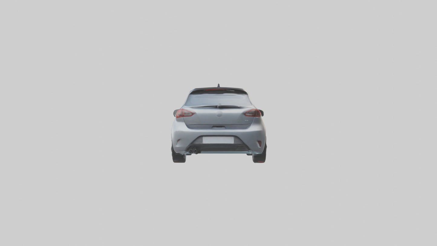 Modern Hatchback Car model 3D model