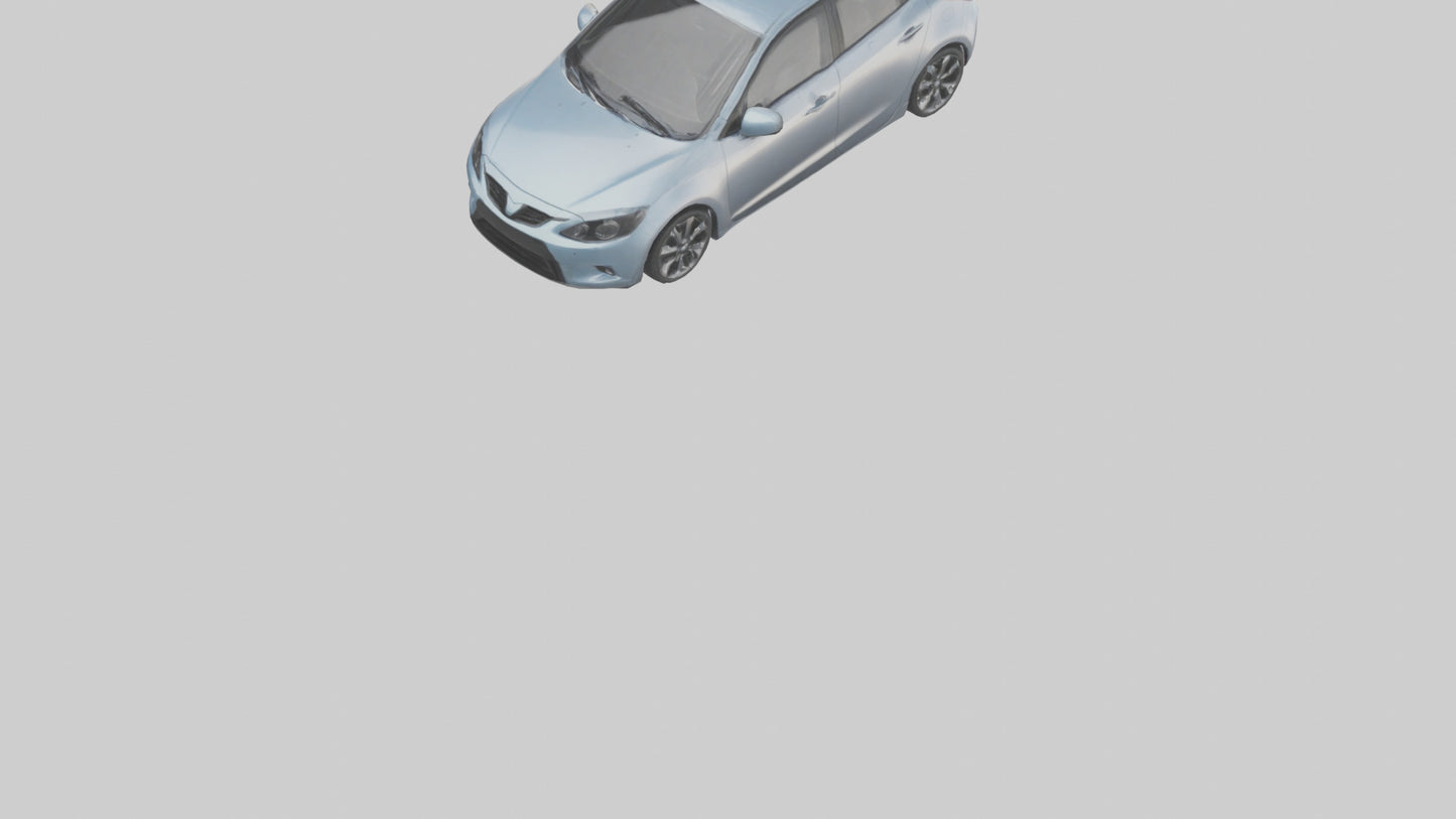 Modern Hatchback Car model 3D model