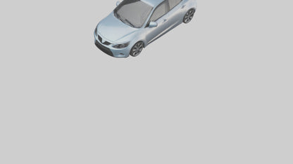 Modern Hatchback Car model 3D model
