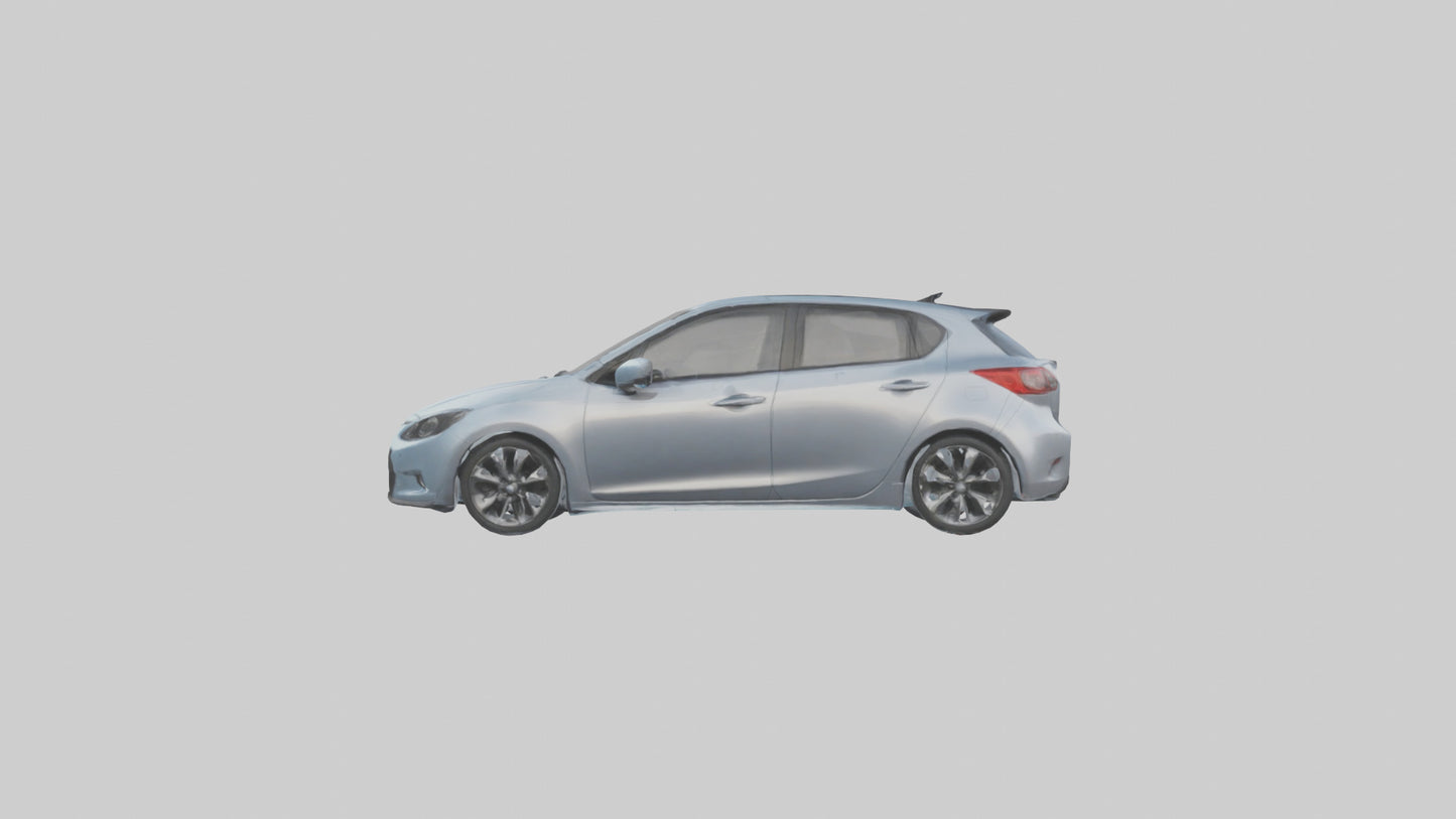 Modern Hatchback Car model 3D model