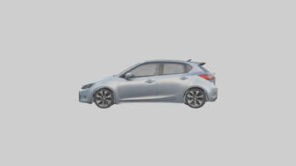 Modern Hatchback Car model 3D model