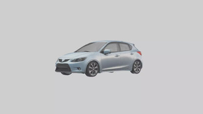 Modern Hatchback Car model 3D model